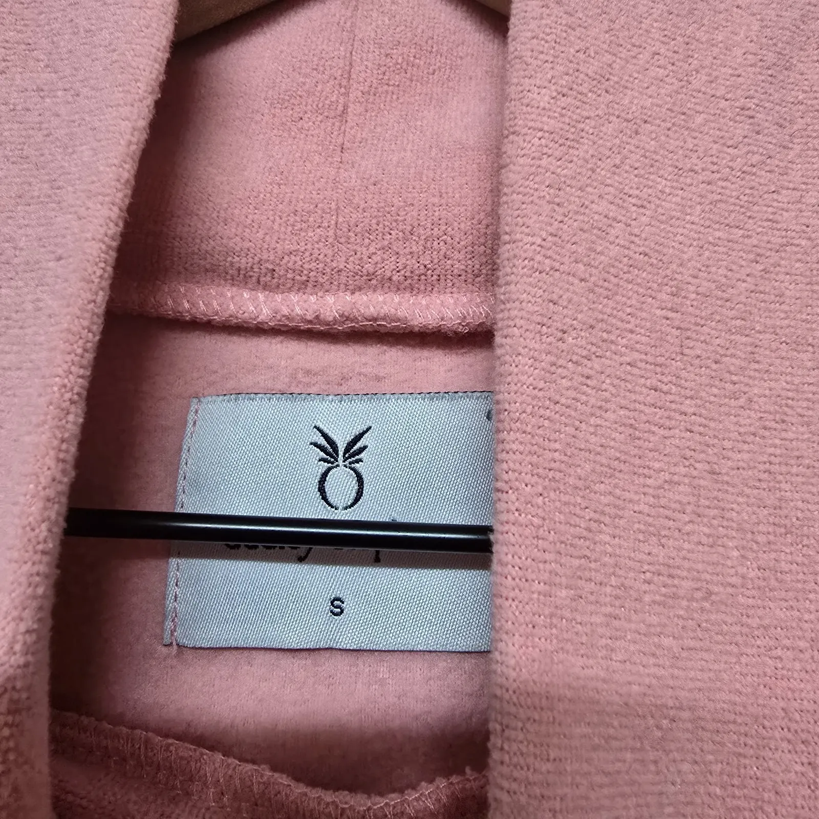 Dudley Stephens Pink Cobble Hill Fleece Turtleneck USA Made Tuckernuck - Image 3