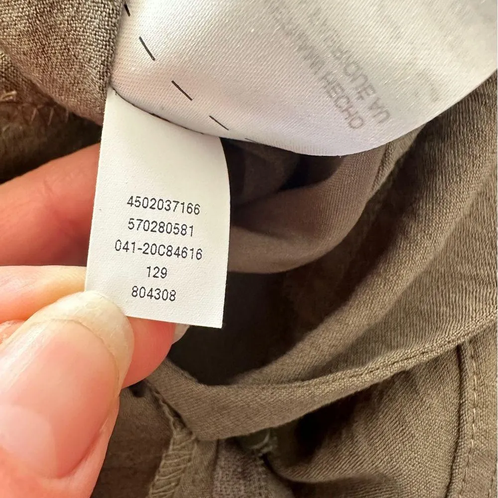 Chico’s Women’s Lightweight Cargo Pants Olive - Image 5