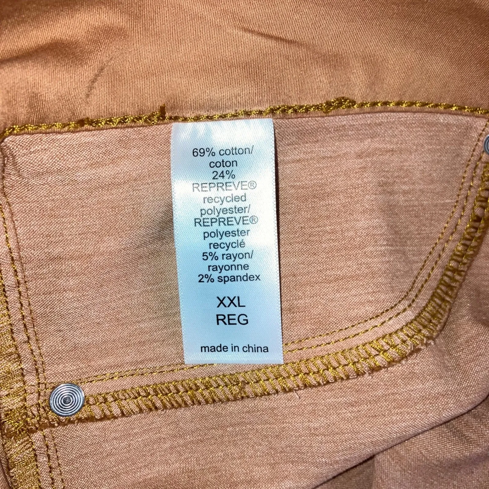 M Jeans by Maurices Pants Women 2XL High Rise Brown Skinny Minimalist Academia‎ - Image 11