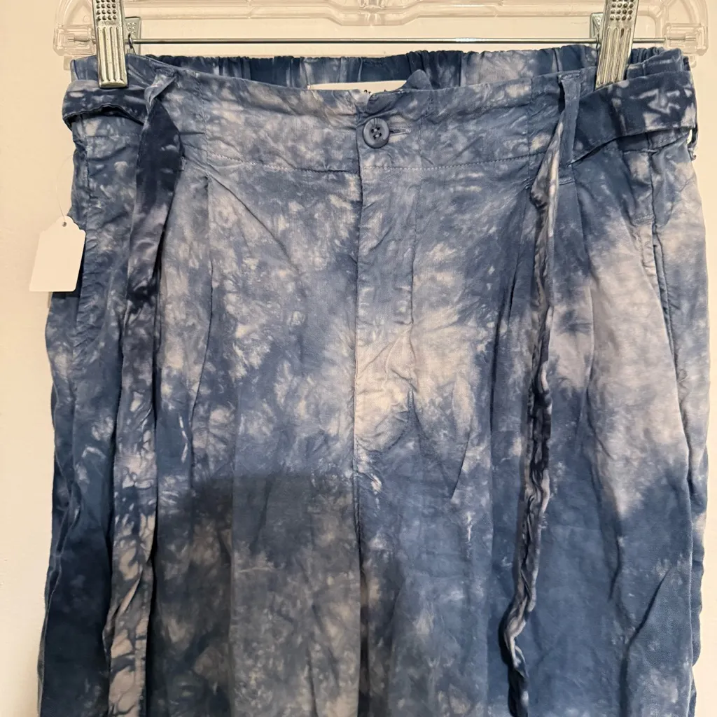 Anthro Cloth & Stone Venice Wide-Leg Tie Dye Pants - Image 7