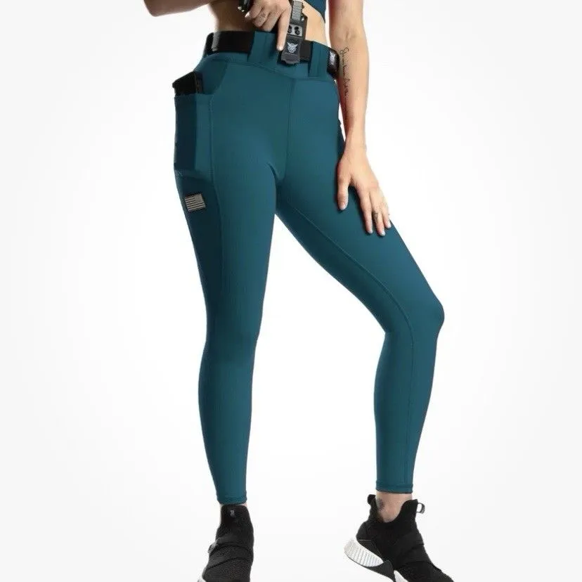 We The People Holsters Black Leggings Defend The 2nd Sz L Women’s Size L - Image 3