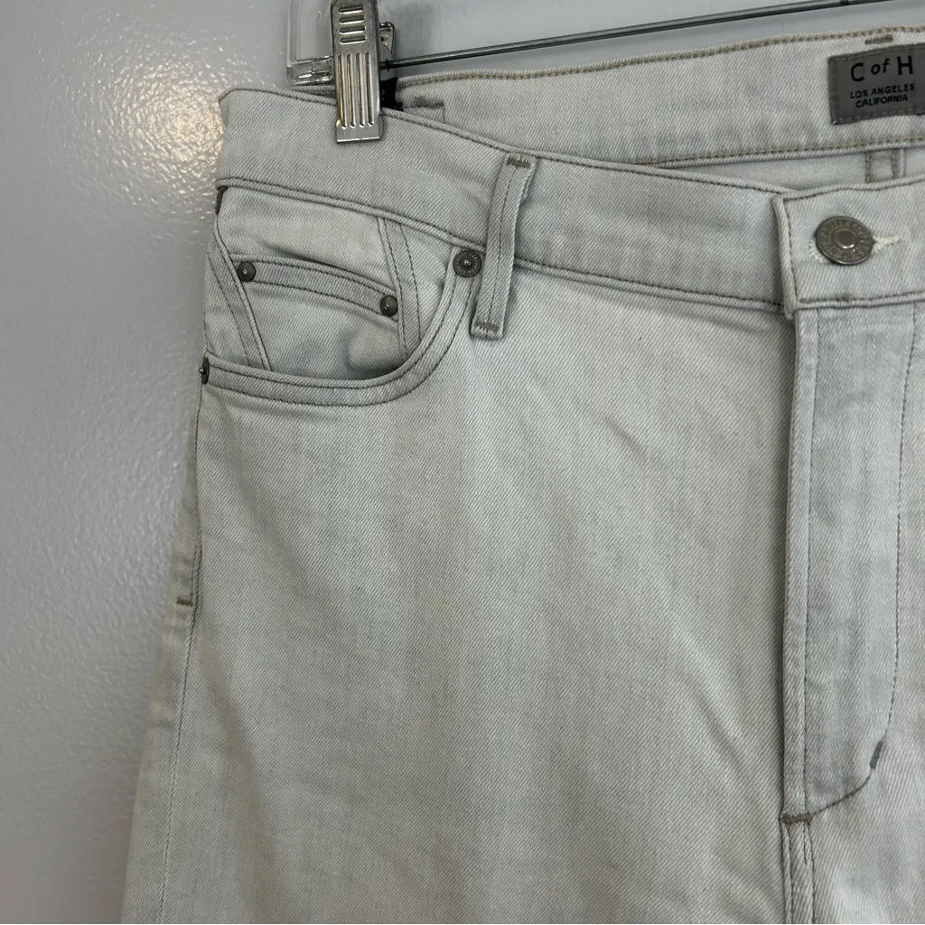 Citizens of Humanity Cara High Rise Cigarette Ankle Grey Denim Jeans Size 32 - Image 5