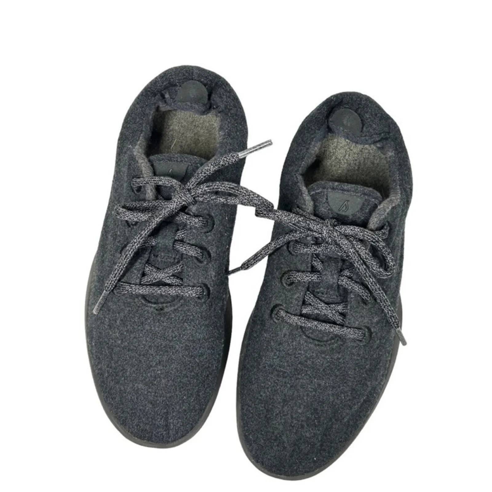 Allbirds Wool Runner Mizzles Women’s Size 9 Grey Black Washable - Image 2
