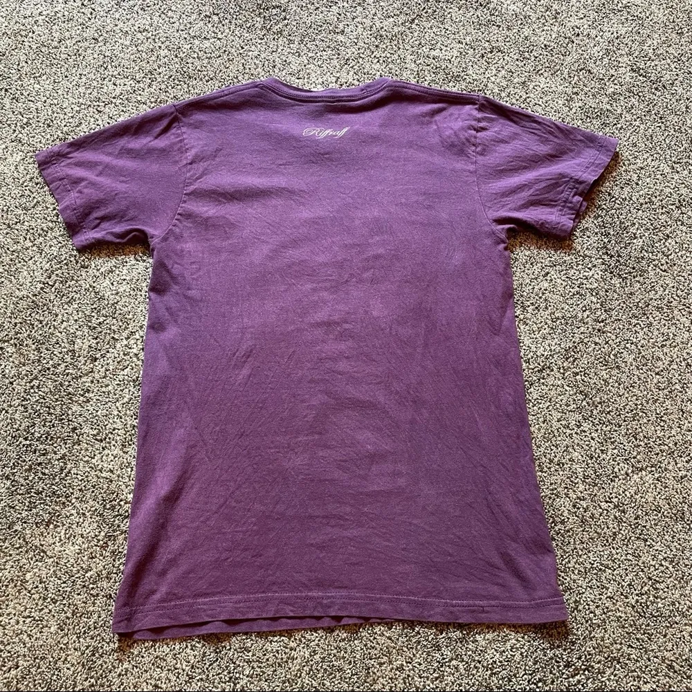 American Apparel Riffraff  Purple Louisiana State Love Short Sleeve Tee Small - Image 7