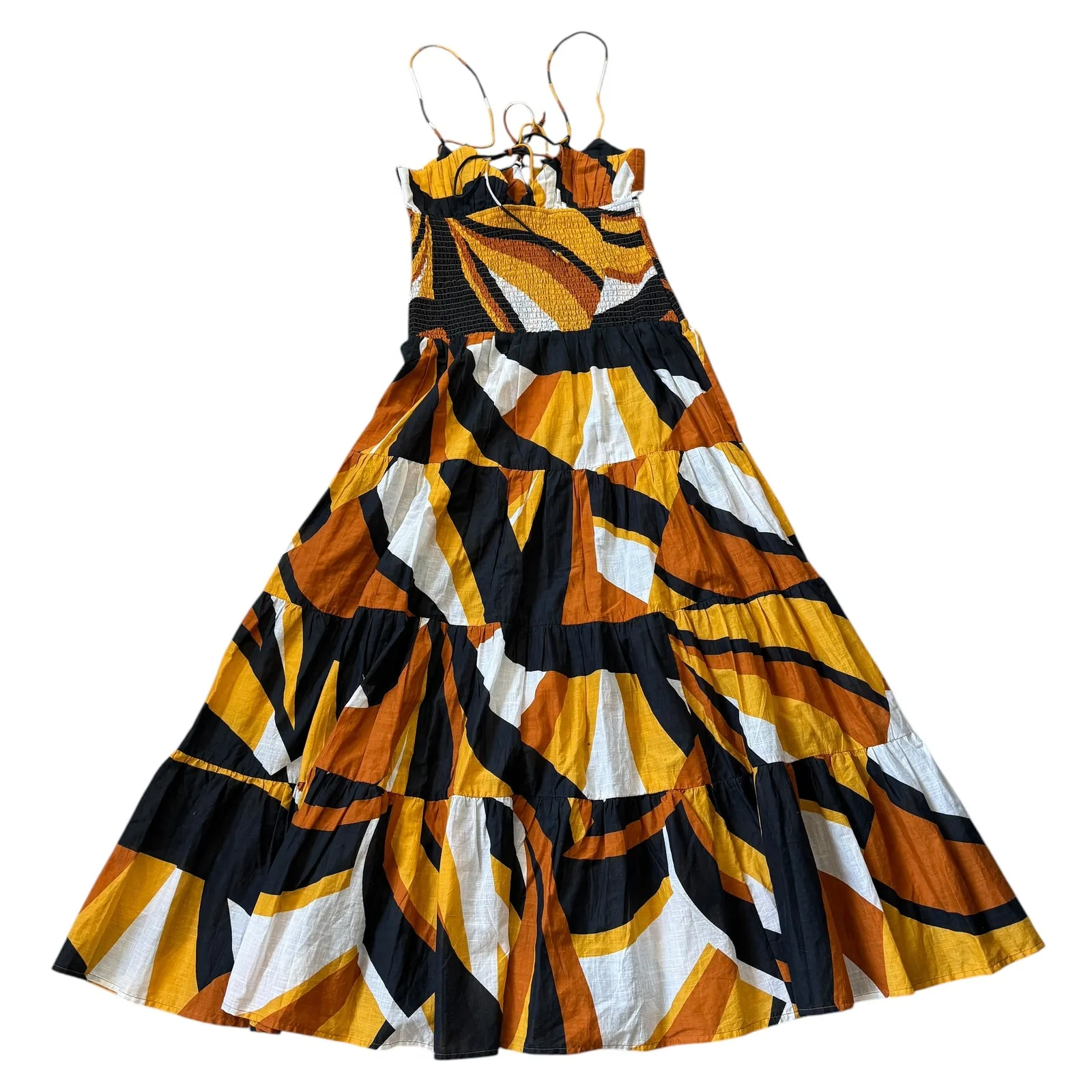 Anthropologie Abstract Geometric Maxi Dress - Image 3