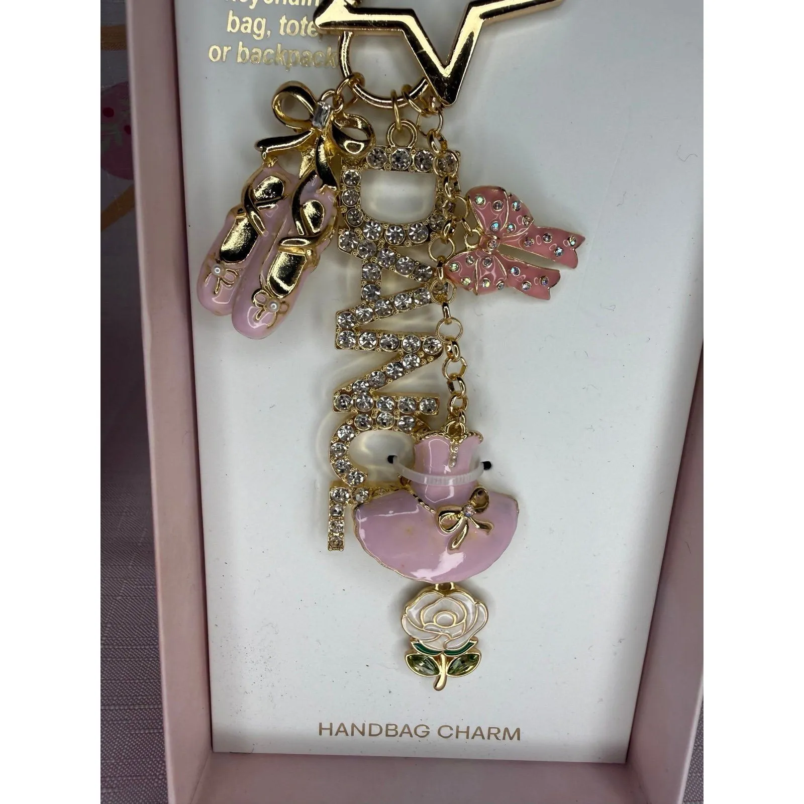 Coquette Dance Bag charm keychain - Image 3