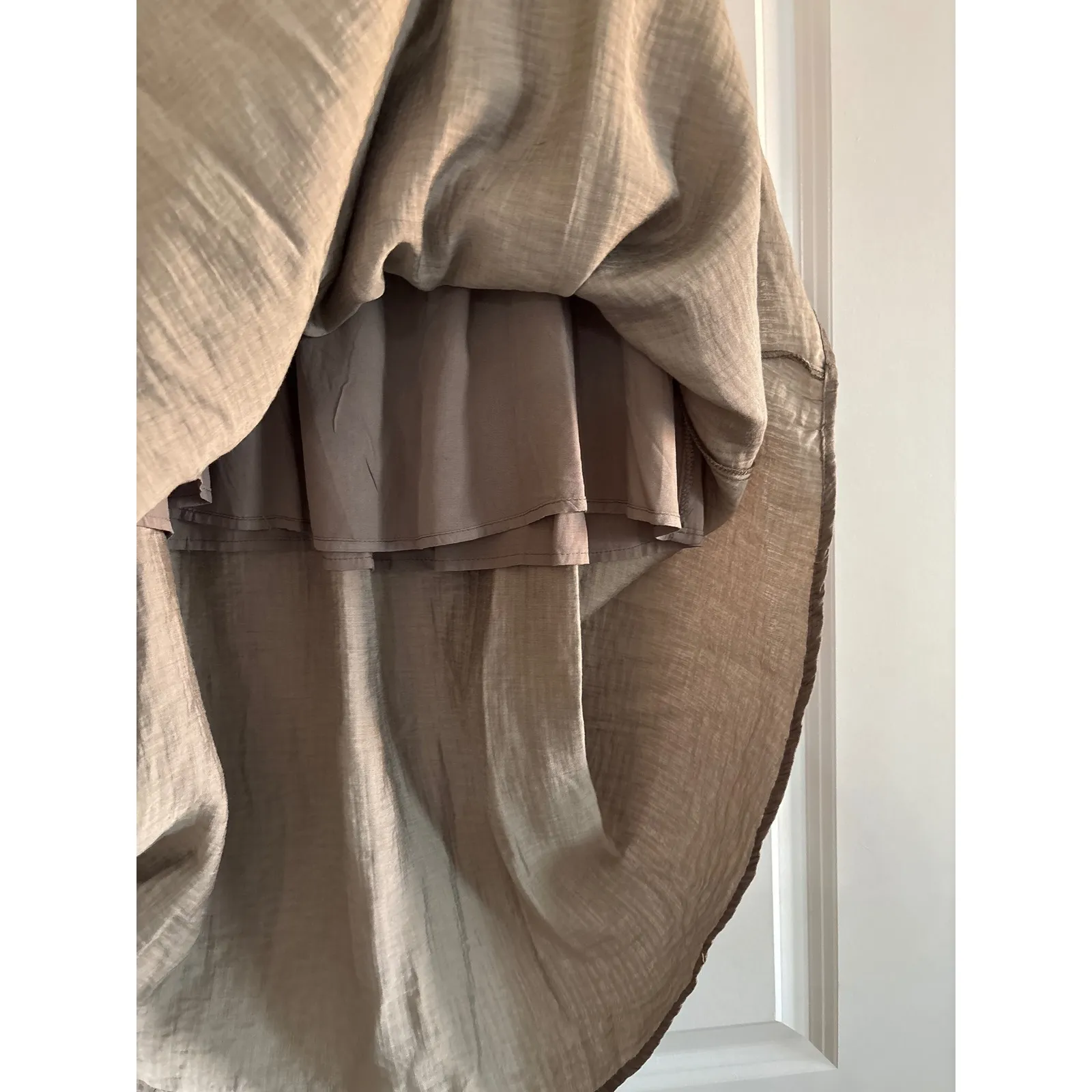 ASTR The Label Mushroom Terra Bella Crinkle Skirt Cami Set Size M Brown Size M - Image 6