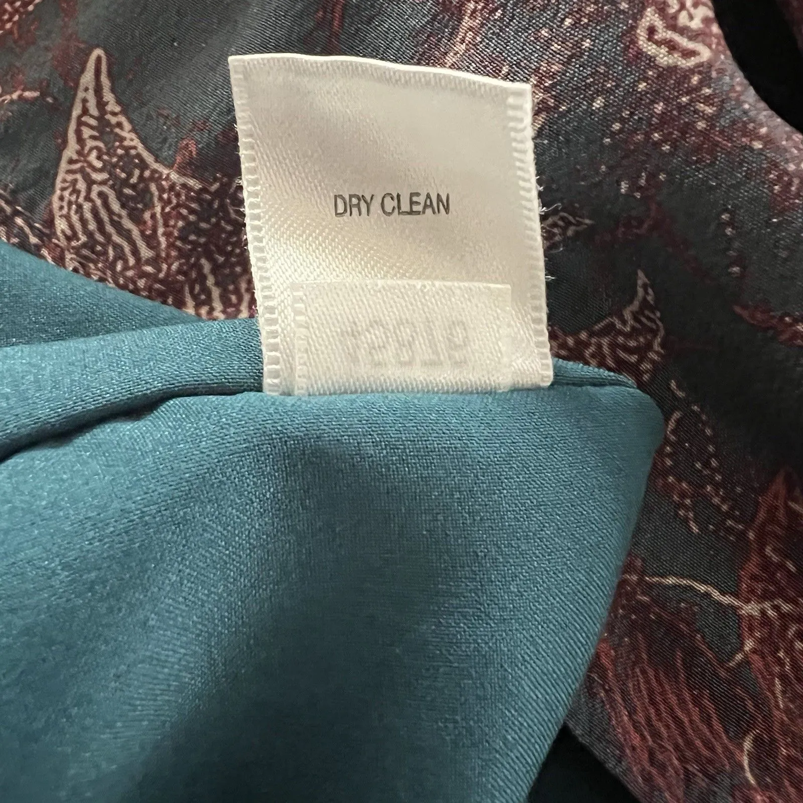 Garnet Hill Dress Sz 2 100% Silk - Image 5