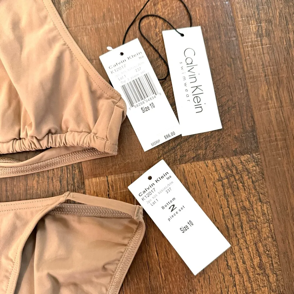 CALVIN KLEIN Swimwear nude bikini, size 10, NWT - Image 4