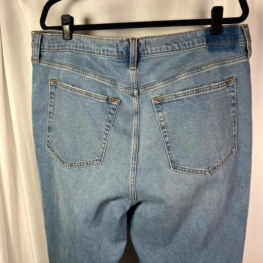 Abercrombie & Fitch 90s Slim Straight Ultra High Rise Jeans Womens 18R 34 nEW‎ - Image 8