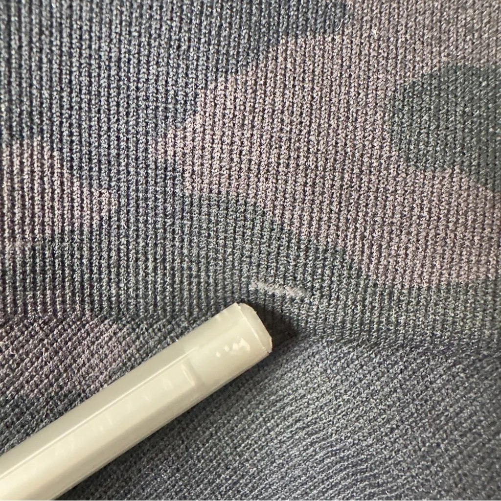 Spanx Seamless Camo High-Waisted Leggings Gray Ankle Casual Athletic Activewear - Image 5