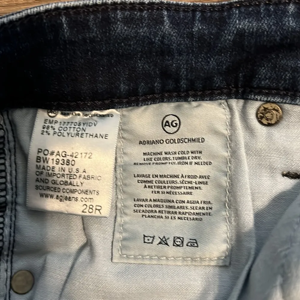 AG Adriano Goldschmied The Farrah High Rise Skinny Ankle Jeans 28R - Image 7