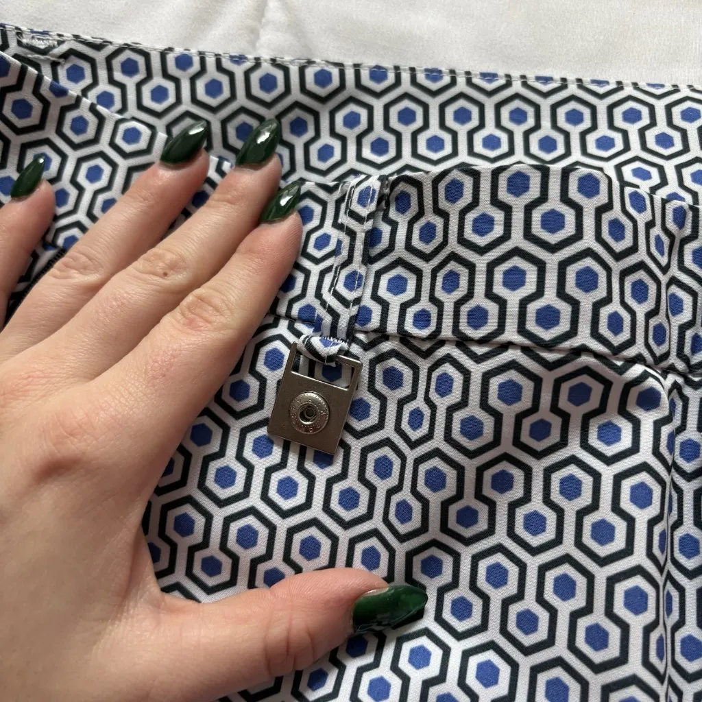 Rohnisch Golf Capri Pants Womens Blue White Pockets Lightweight Pockets Size undefined - Image 3