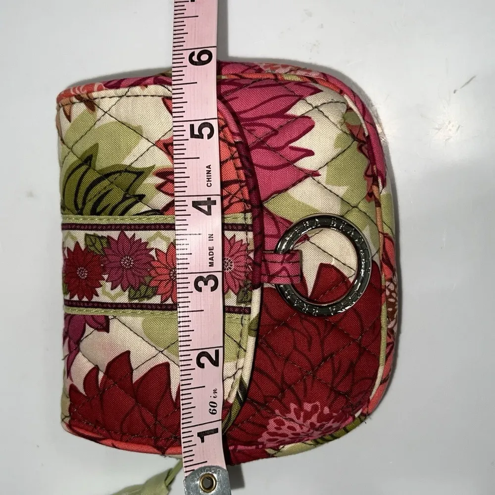 Vera Bradley Little Hip Bag Hello Dahlia! Crossbody Belt bag Fanny Pack Red Pink - Image 9