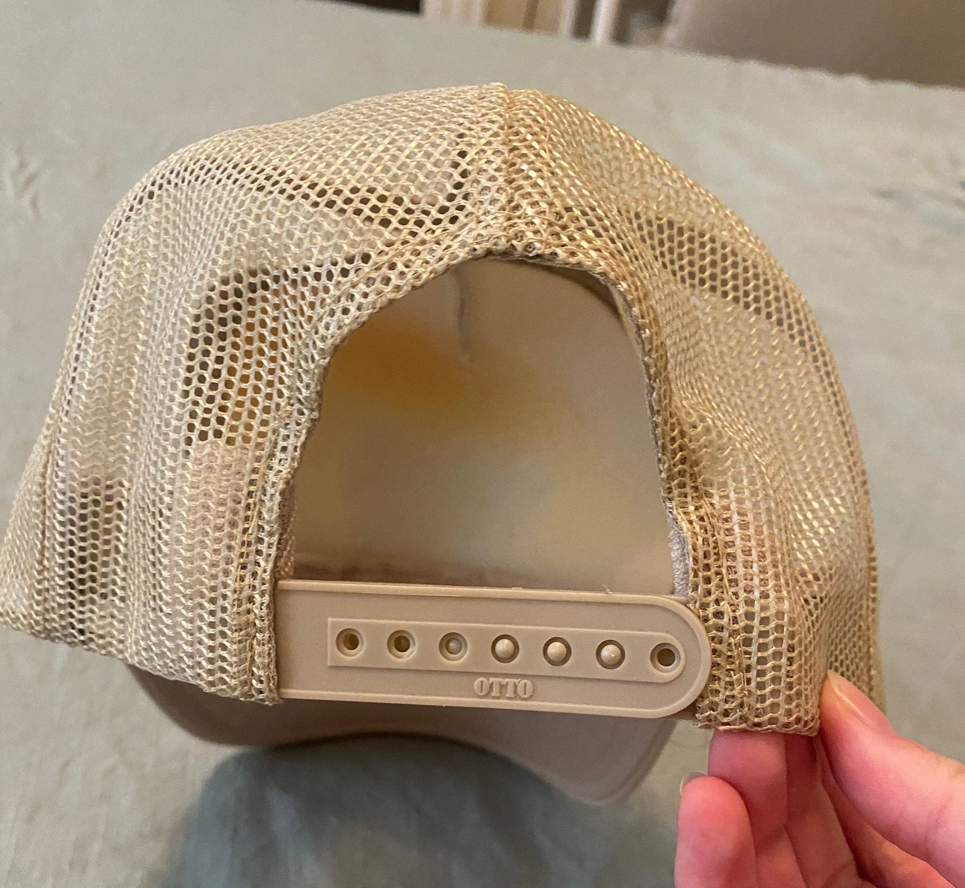 Take It Easy Trucker Hat Tan - Image 2