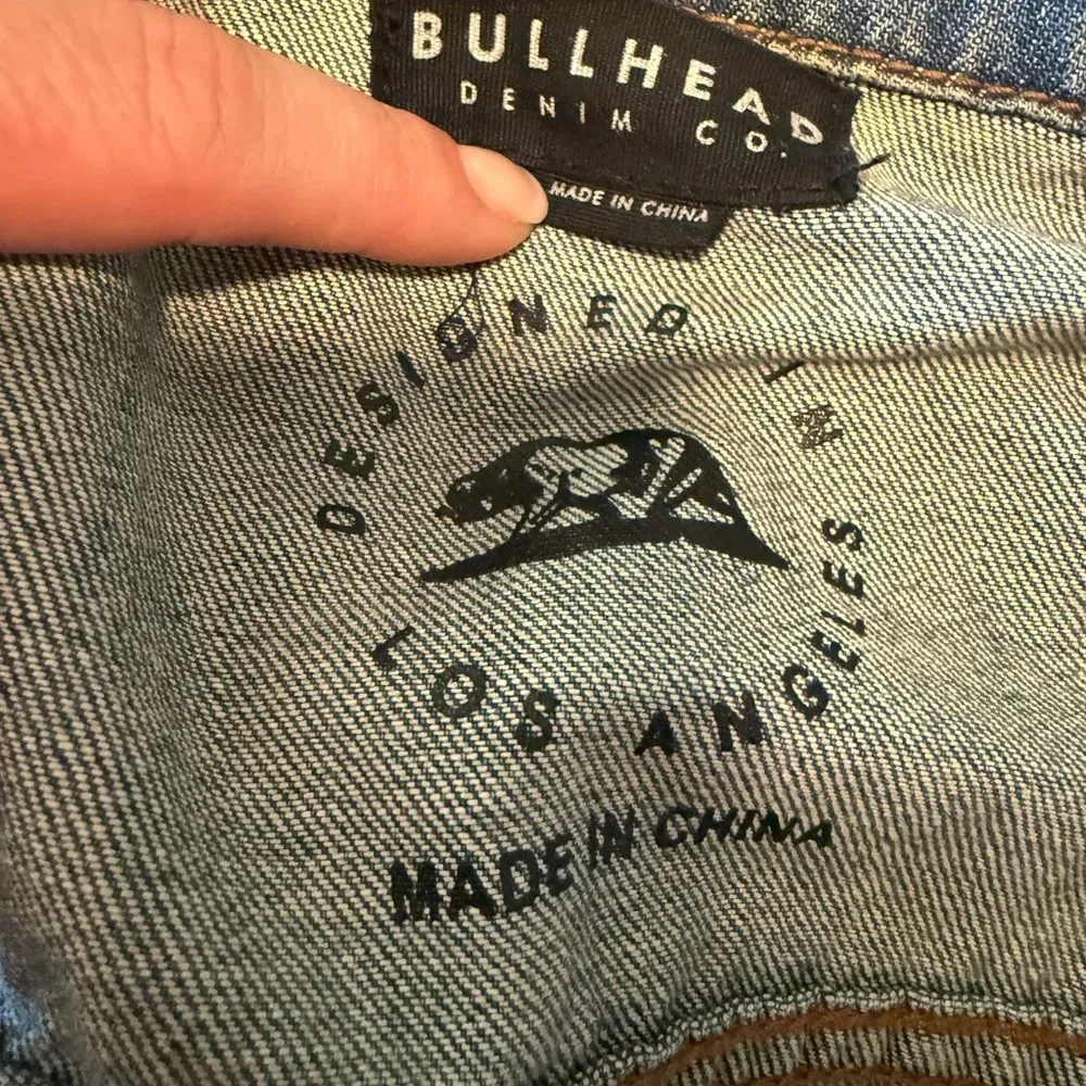 Bullhead Classic Denim Jacket Blue Size L - Image 7