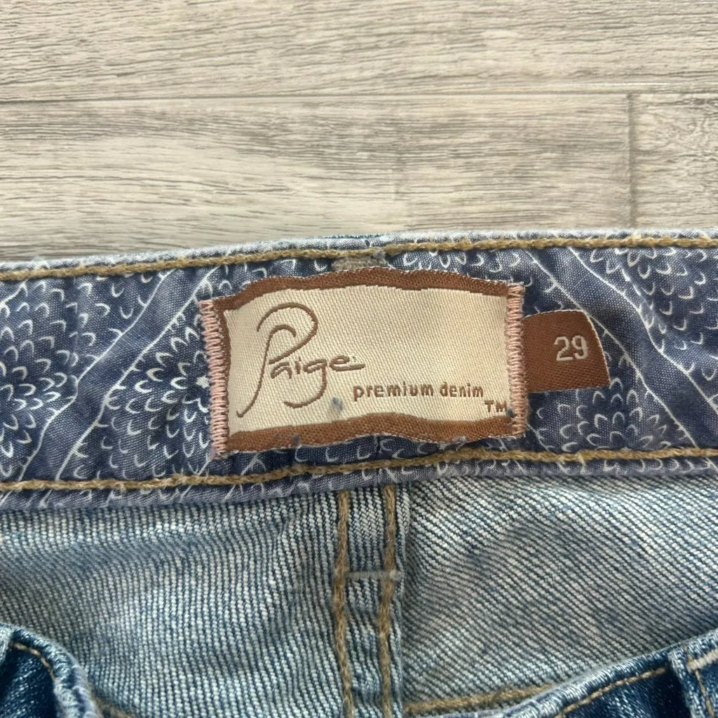 Paige Laurel Canyon Medium Wash Bootcut Jeans S15 - Image 2