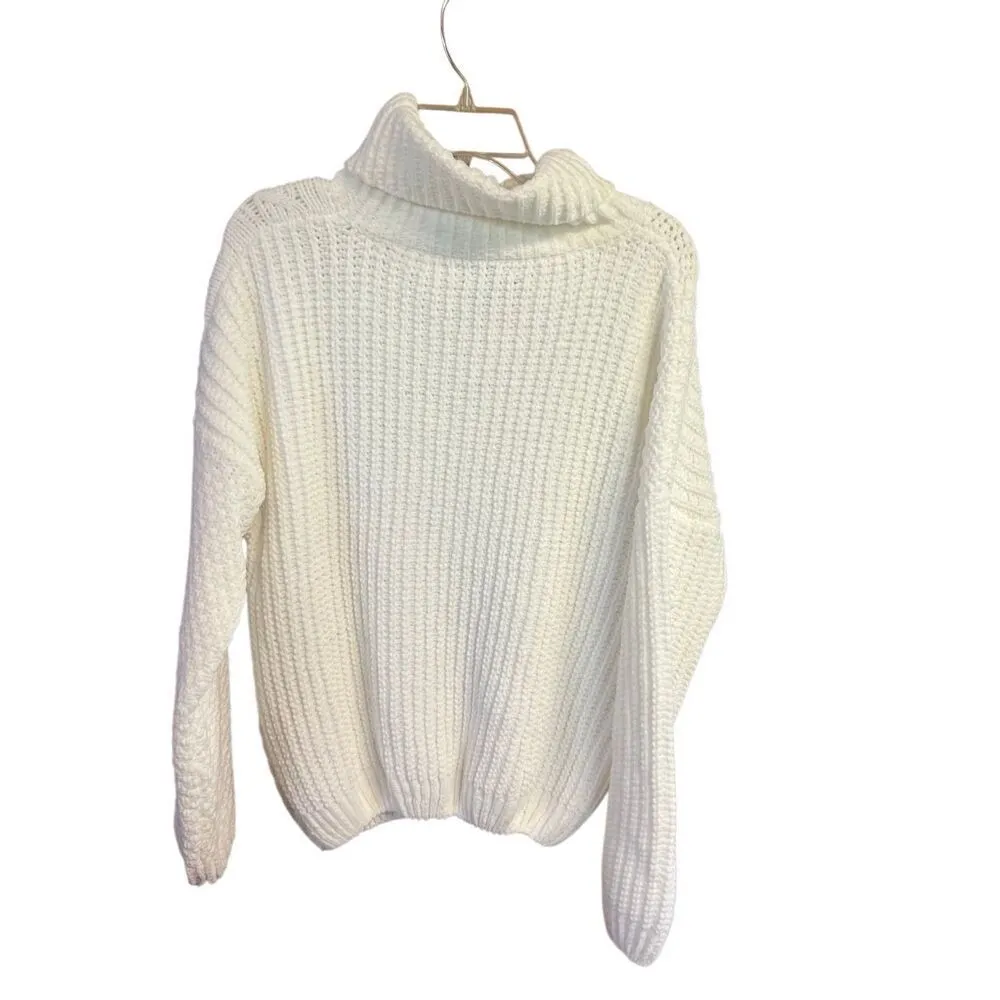 Primark Womans Cable Cowl Neck Sweater Ivory NWOT - Image 2