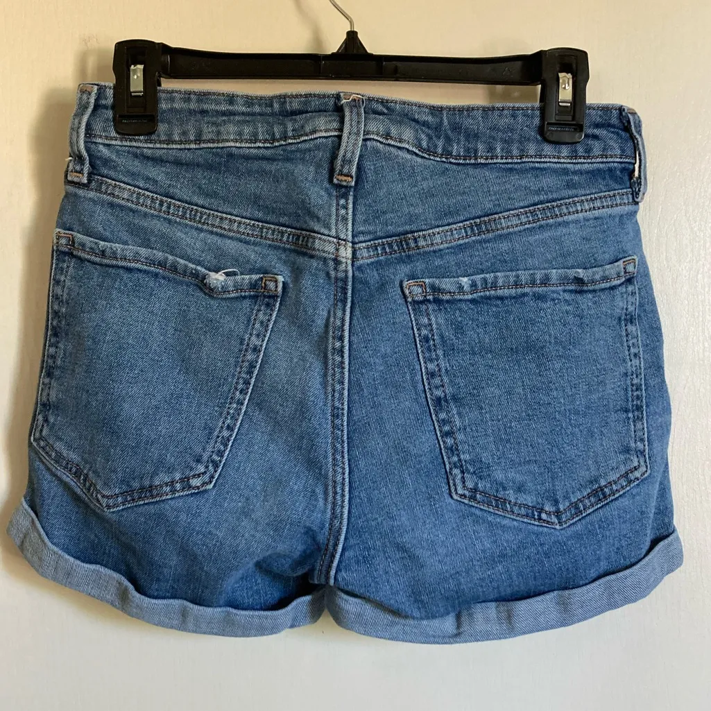 🌞Old Navy O.G. Short High Rise Distressed Ripped Denim Shorts - Image 6