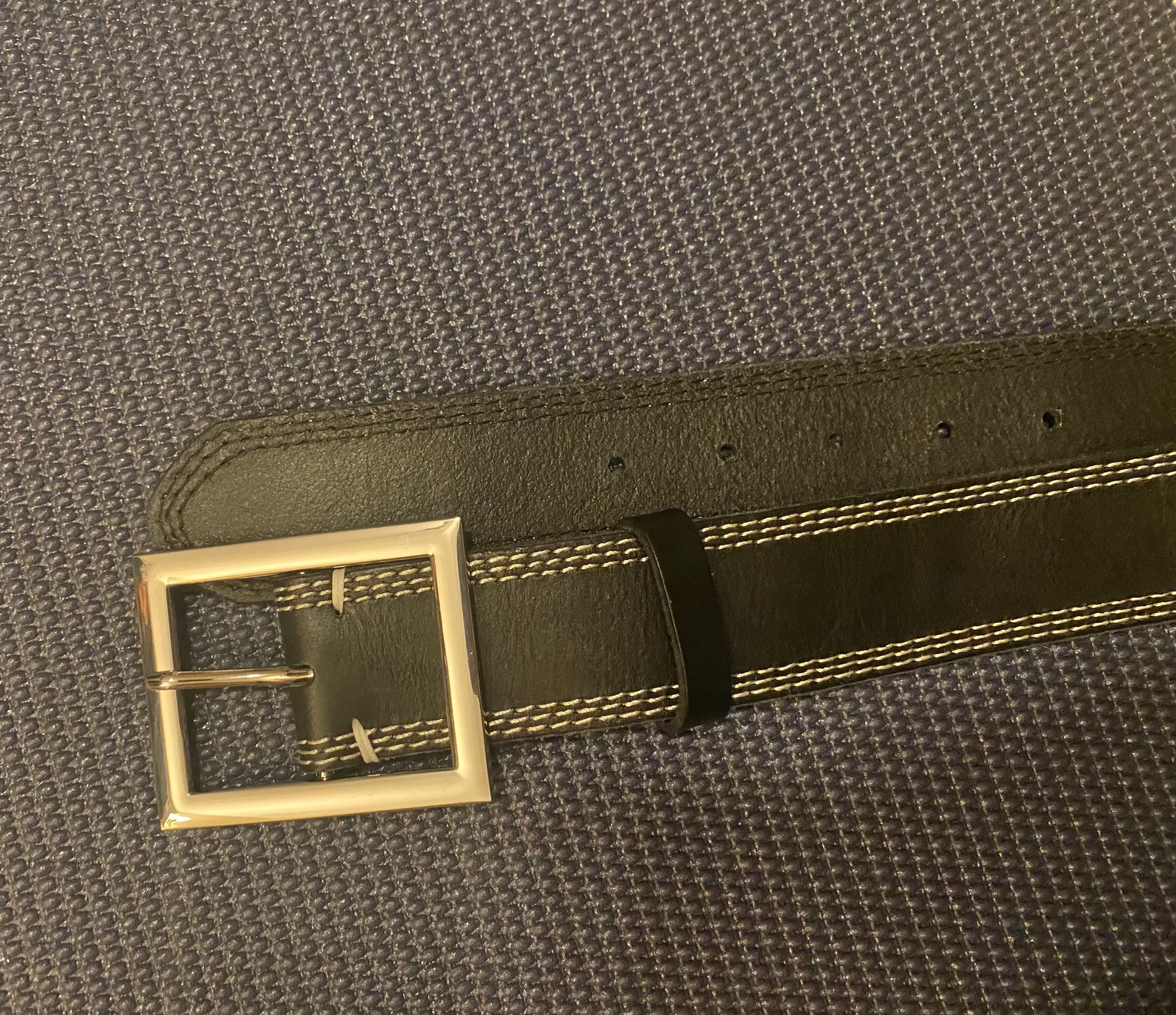 Urban Outfitters Black Leather Belt - Image 4