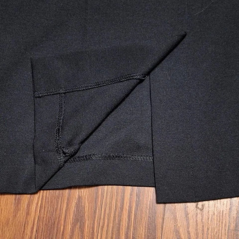 Gap  Women's Black Midi Pencil Skirt - Size 10 - Image 5