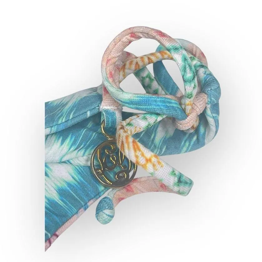 ᨎ Caribbean Kisses Banded Side Tie Bikini Bottoms ᨎ Reversible ᨎ XL - Image 8