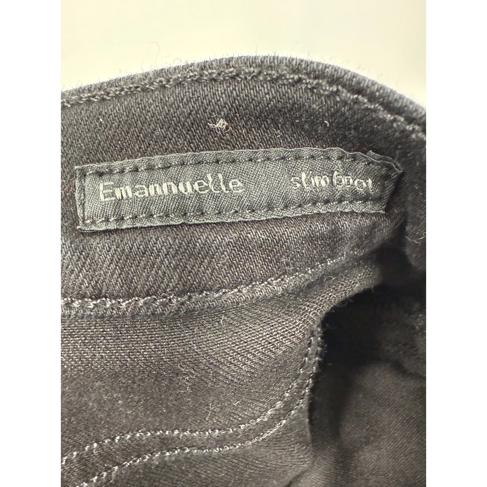 Citizens of Humanity Emannuelle Slim Boot Jeans Stretch Denim Black Size 30‎ - Image 4