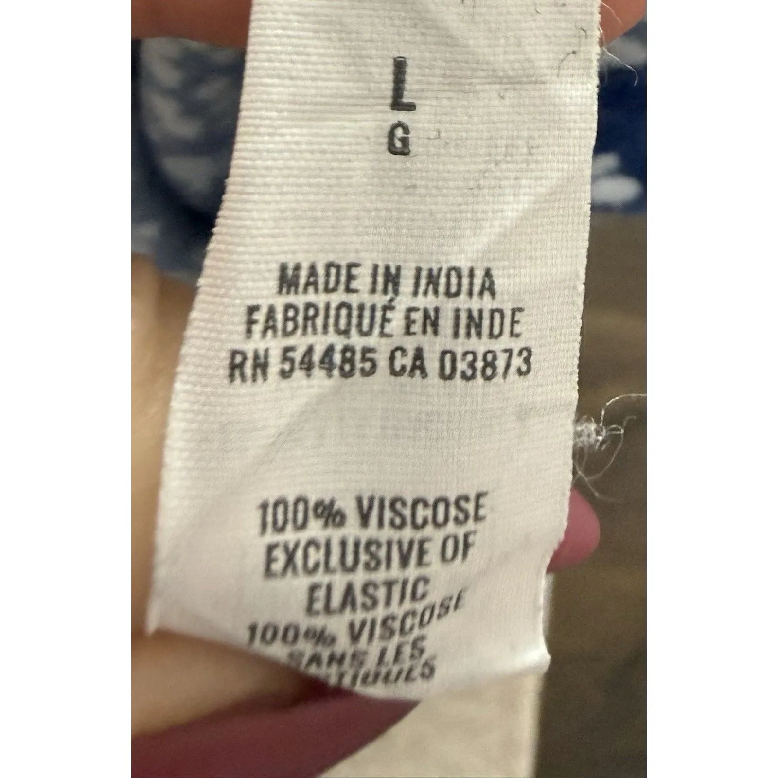 Aerie Cut Out Side Cropped Wide Leg Jumpsuit Blue Floral Women's Large Cutout L - Image 7