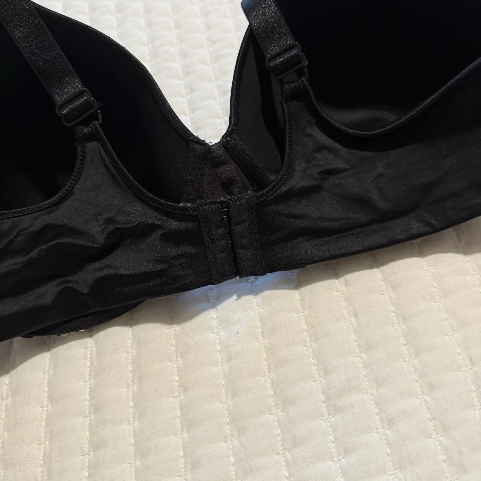 Bali Lined Light Boost Pad Black With Lace 40D Style 3468 Underwire Size undefined - Image 8