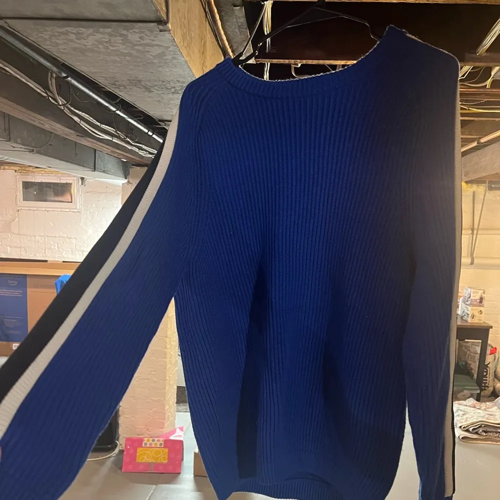 Tory Burch Val Striped Sleeve Sweater - Image 2