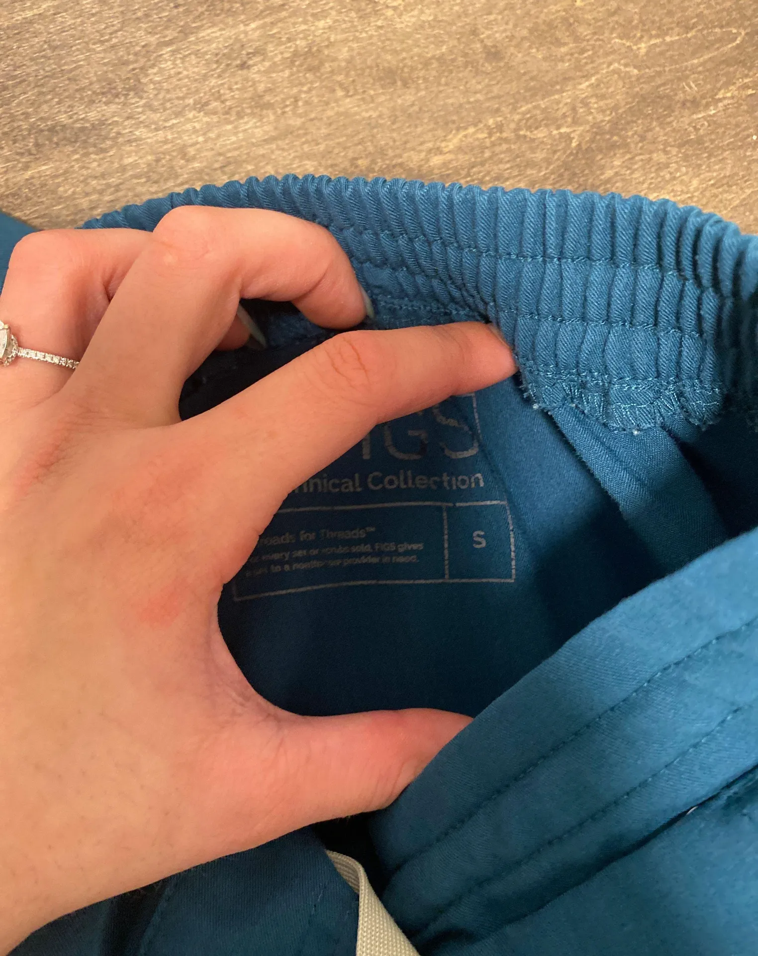 FIGS Dark Teal Scrubs  - Image 3