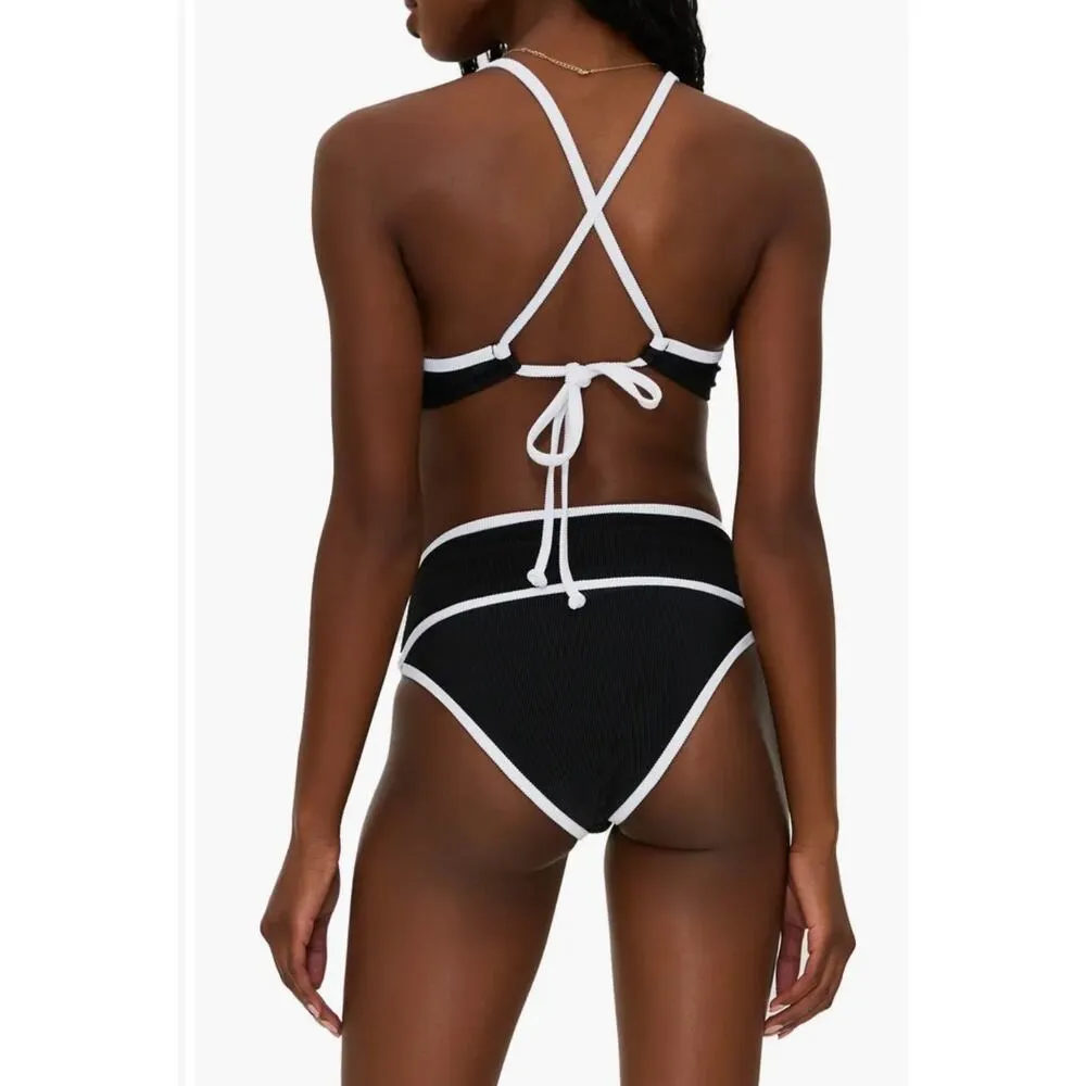 Beach Riot Kori Colorblock Underwire Bikini Top and bottom (set) size medium - Image 3