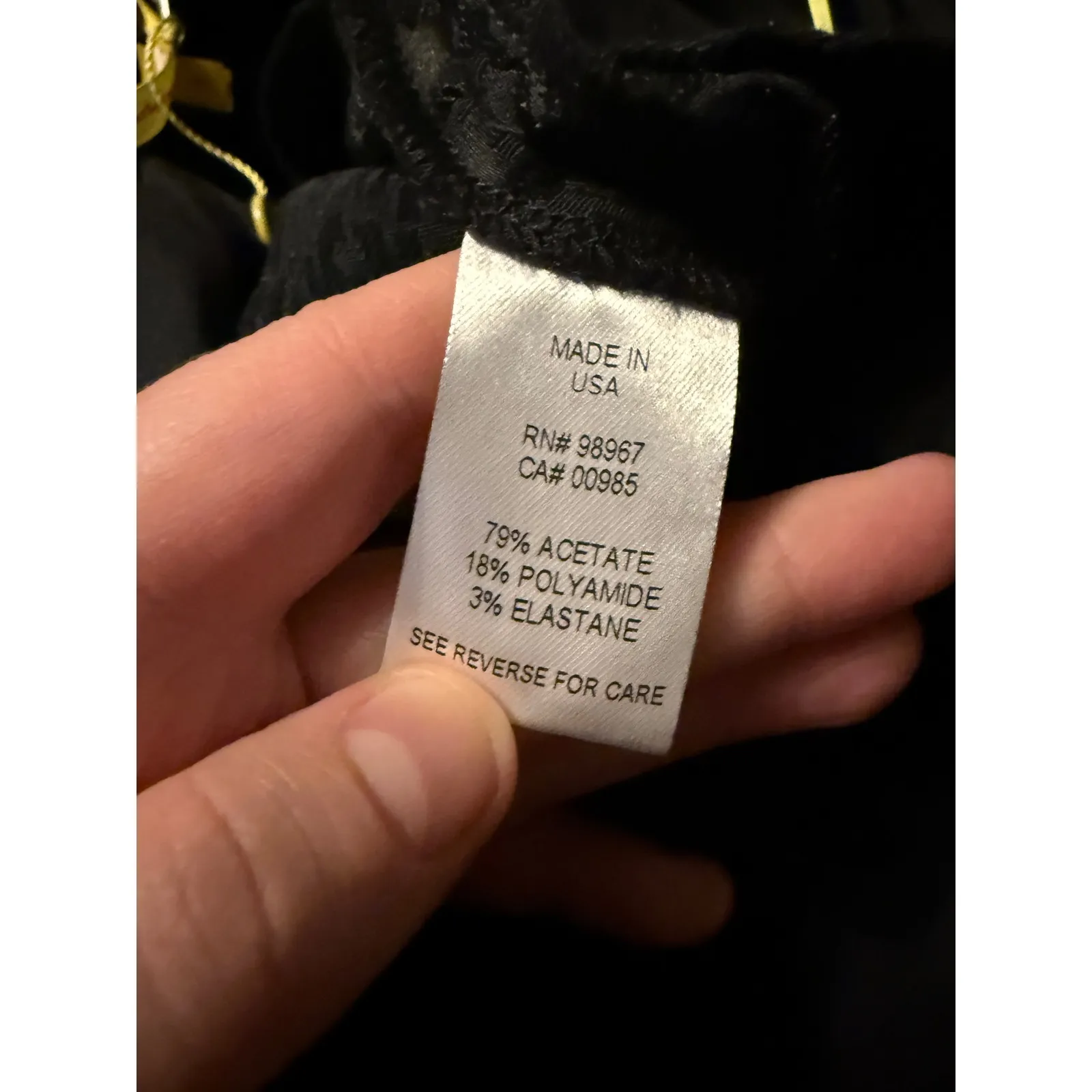 Catherine Malandrino NWT Textured Pants‎ Women's Size 8 Black Croc Trousers - Image 5