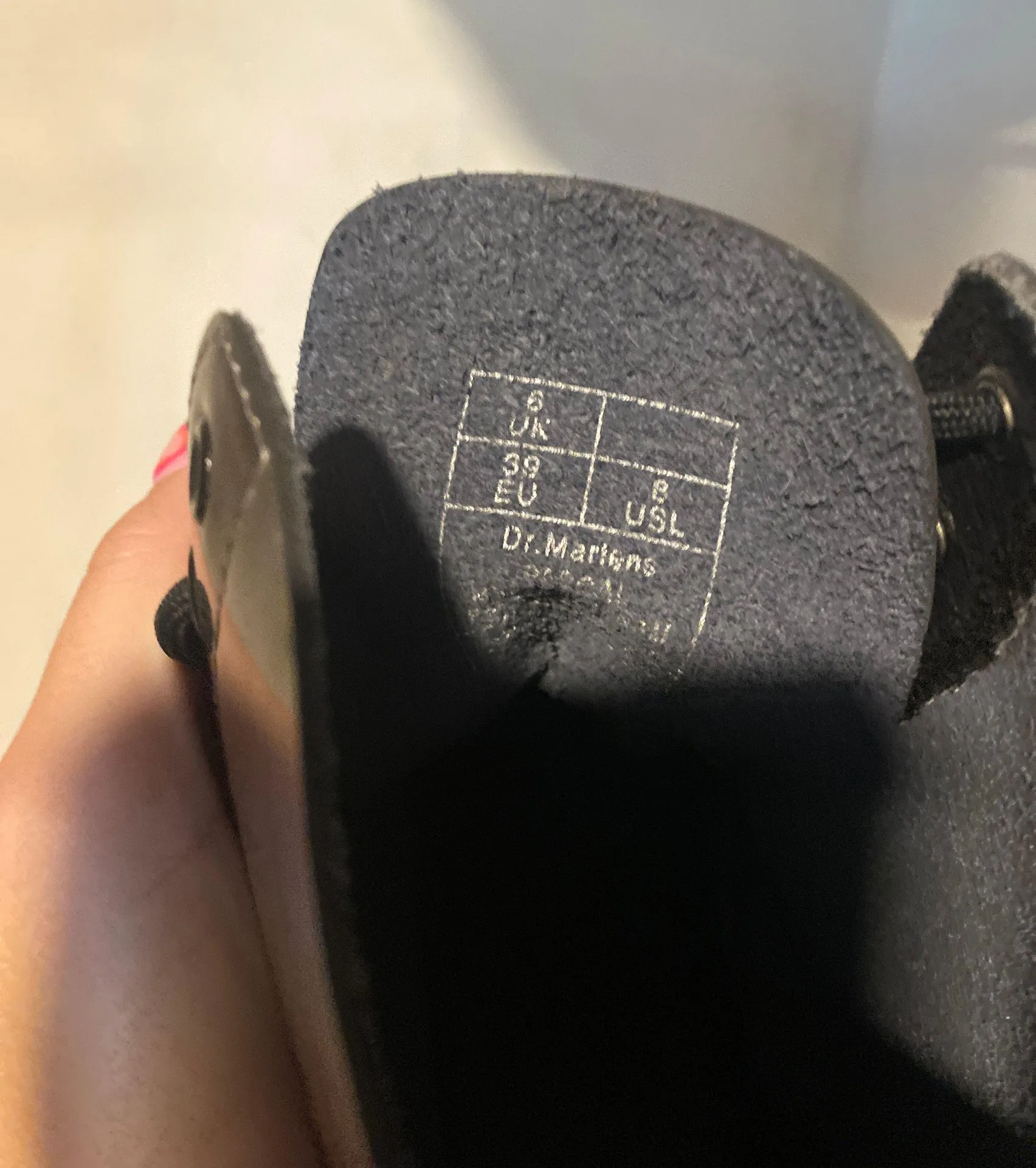 Dr. Martens Metallic Gray Fringe - Image 3