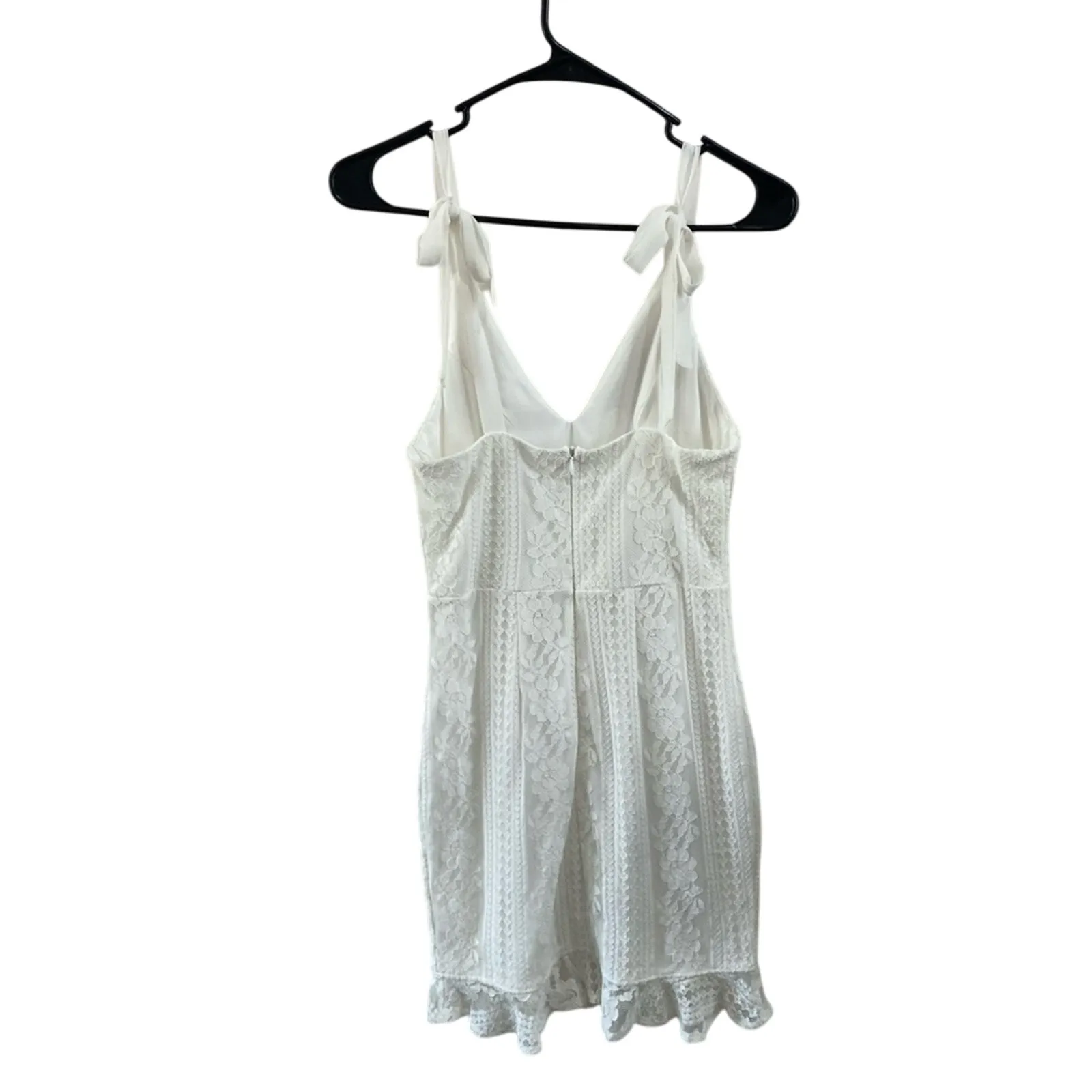 By The Way Revolve Mallory White Lace Mini Dress Women Bridal Party Size S - Image 2