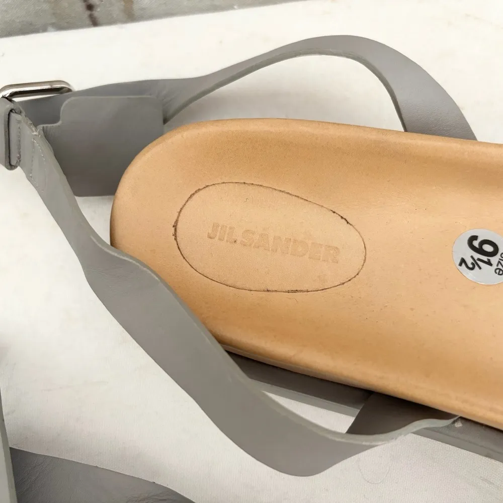 Jil Sander Criss Cross Platform Sandals - Image 5