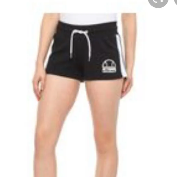 Ellesse Heritage Black White Sweat Shorts Size L - Image 12