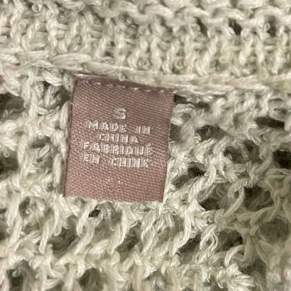 Anthropologie Knitted & Knotted Bella Pointelle Cardigan Size Small - Image 6