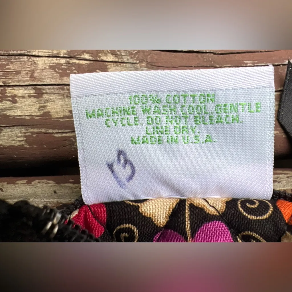 Vera Bradley Women’s 100% Cotton Floral SUZANI Coin Purse/Cosmetic Pouch|USA - Image 9