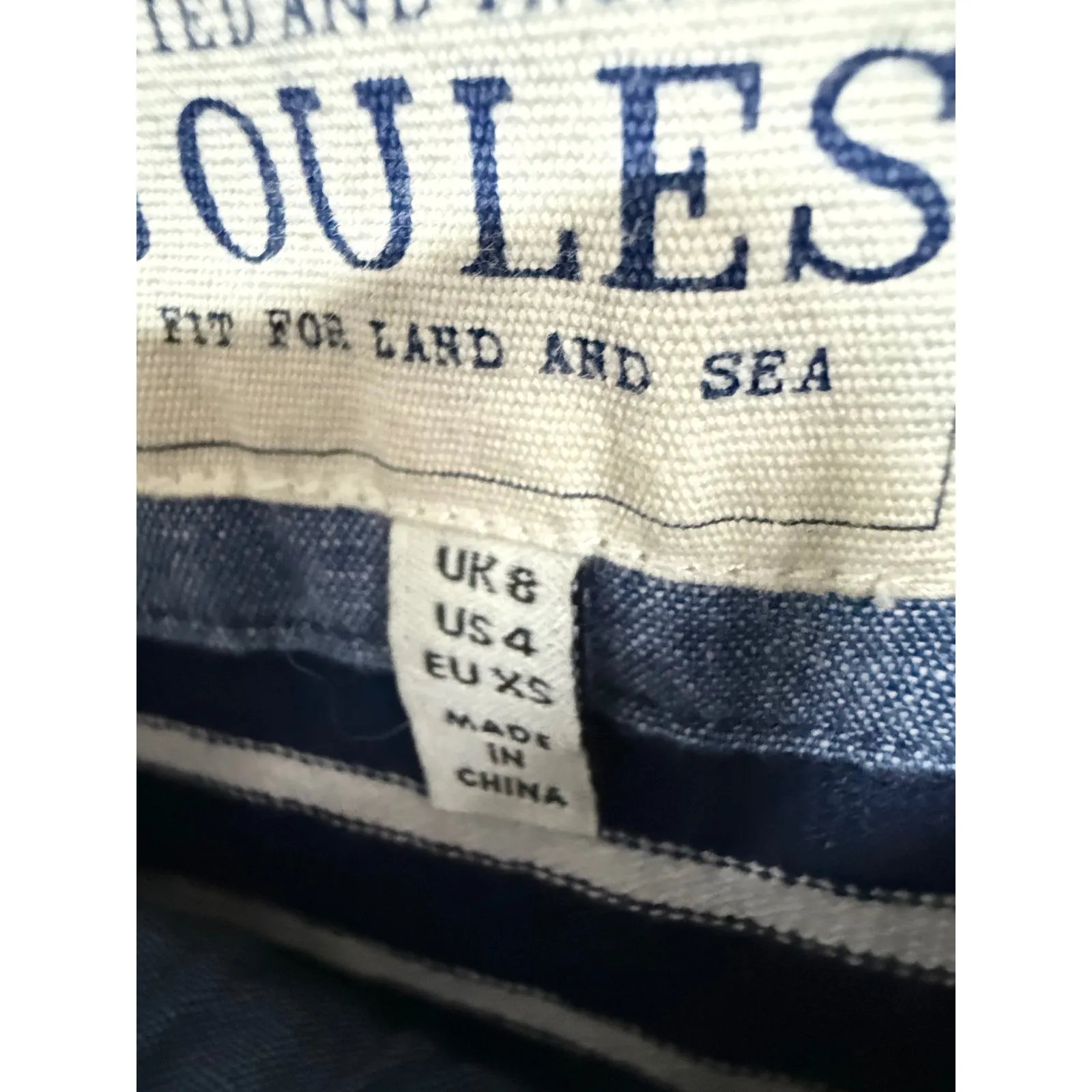 Women's Joules Breton Stripe Brittany Dress Blue Nautical Mariners Grade US 4 - Image 6
