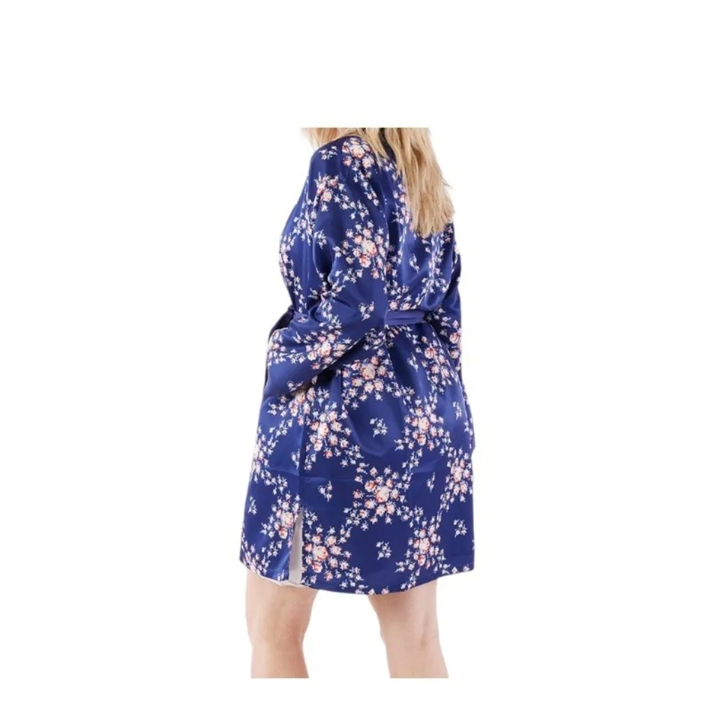 Morgan Lane  X Floral Robe Blue One Size - Image 11