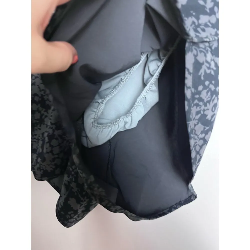 Etonic Women's Gray Black Digital Camo Athletic Athleisure Lined Shorts Large - Image 2