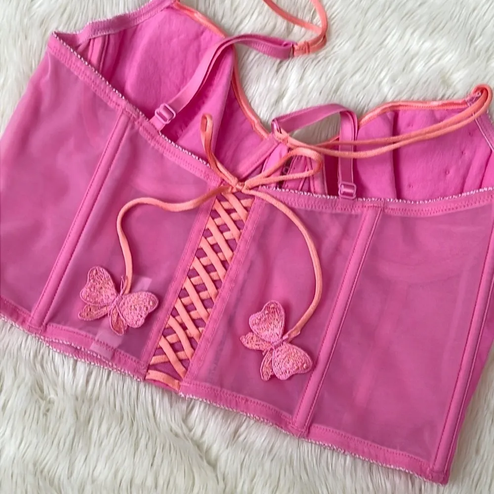Victoria’s Secret Y2K Butterfly Bustier - Image 2