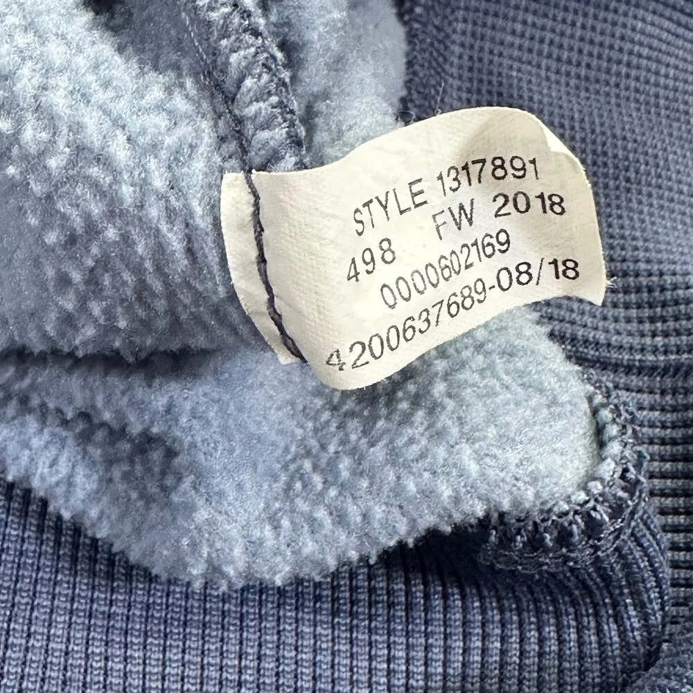 Cold Gear Pullover Hoodie Womens L Big Logo Navy Blue Sweatshirt - Image 7