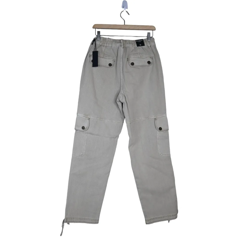 BLANKNYC Womens 28 Cotton Twill Cargo Pants in Wild Oats NEW - Image 3