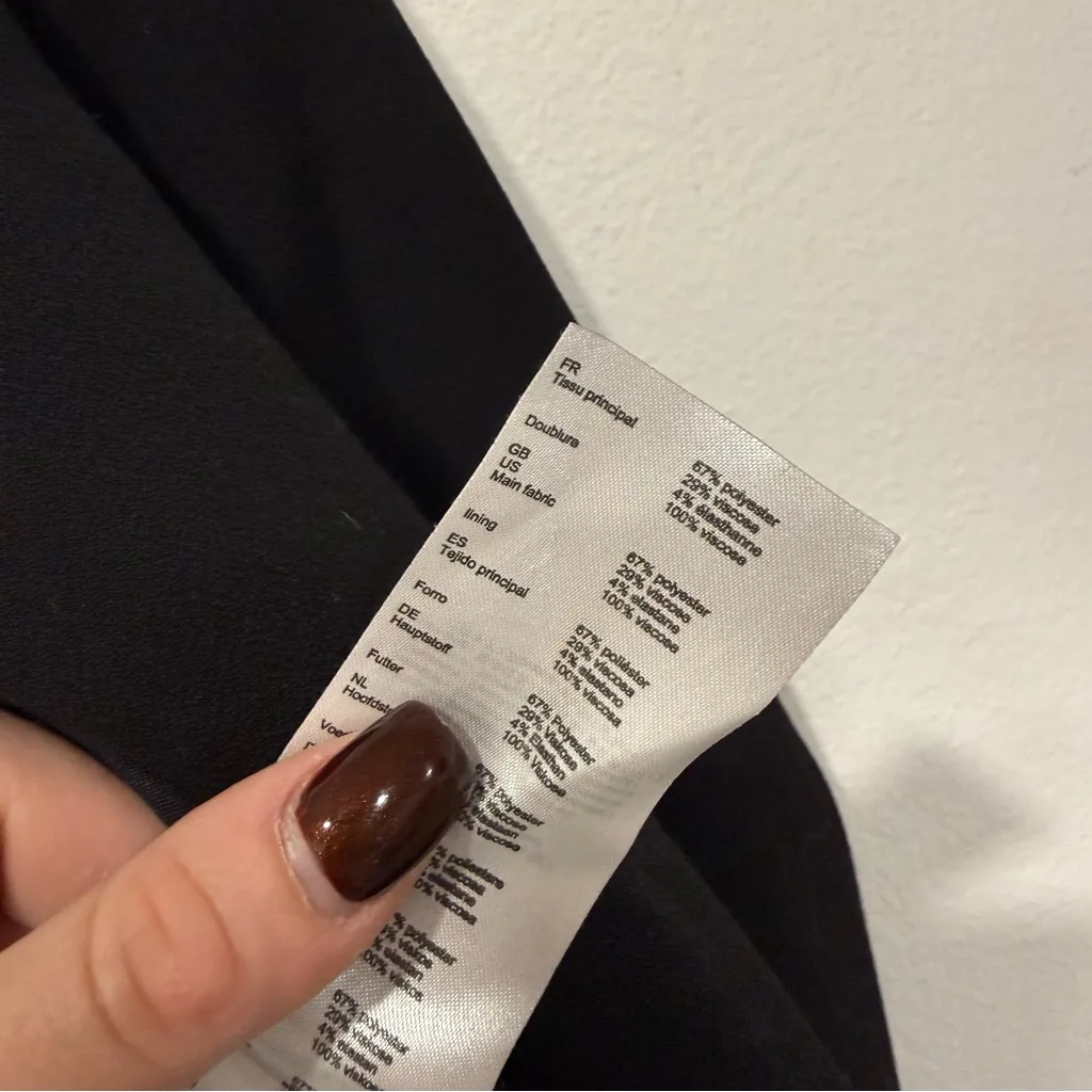 Maje Black Valmy Double Breasted Blazer 36/S - Image 6