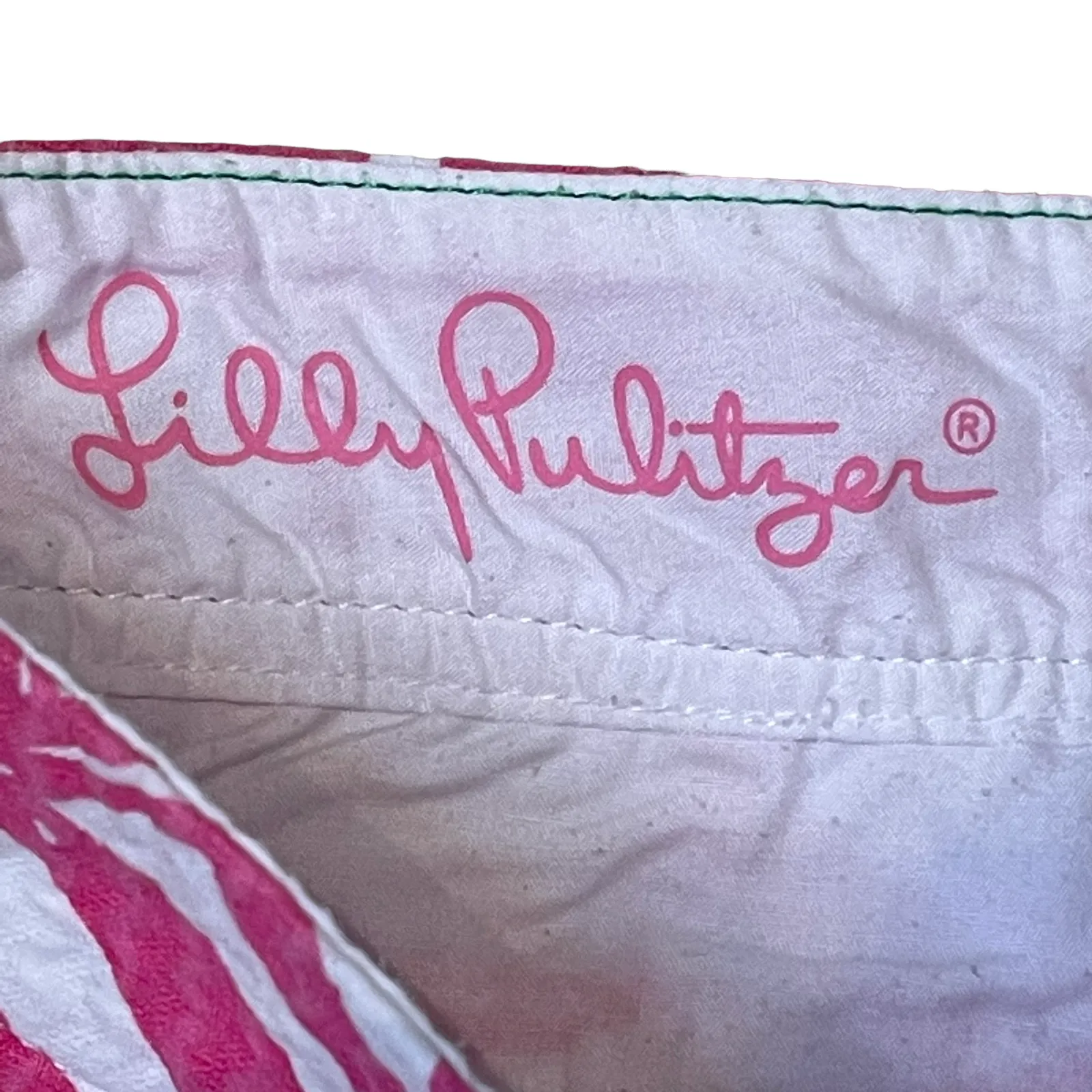 Lilly‎ Pulitzer Womens The Callahan Short Size 0 Pink White Floral 5" Inseam - Image 5