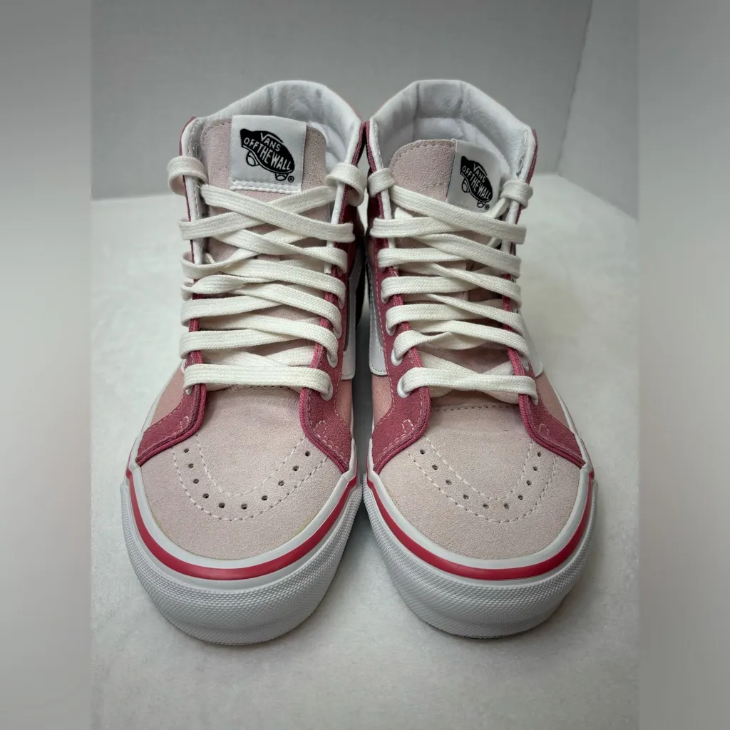 ARITZIA TNA x Vans Limited Edition Sk8 Hi 38 Dx High Top Lace Up Pink Sneakers - Image 2