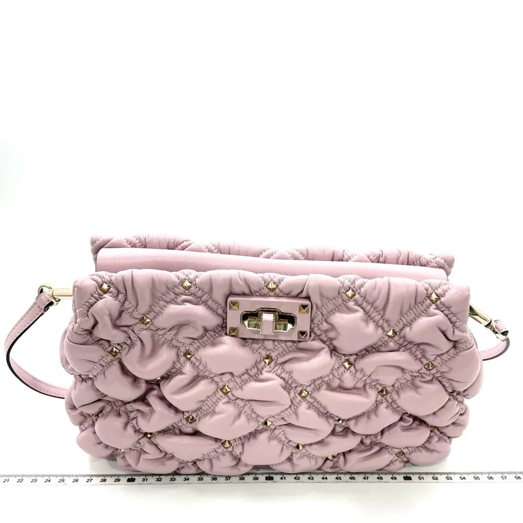 NWT Authentic Valentino Garavani Purple SpikeMe Clutch - Image 2