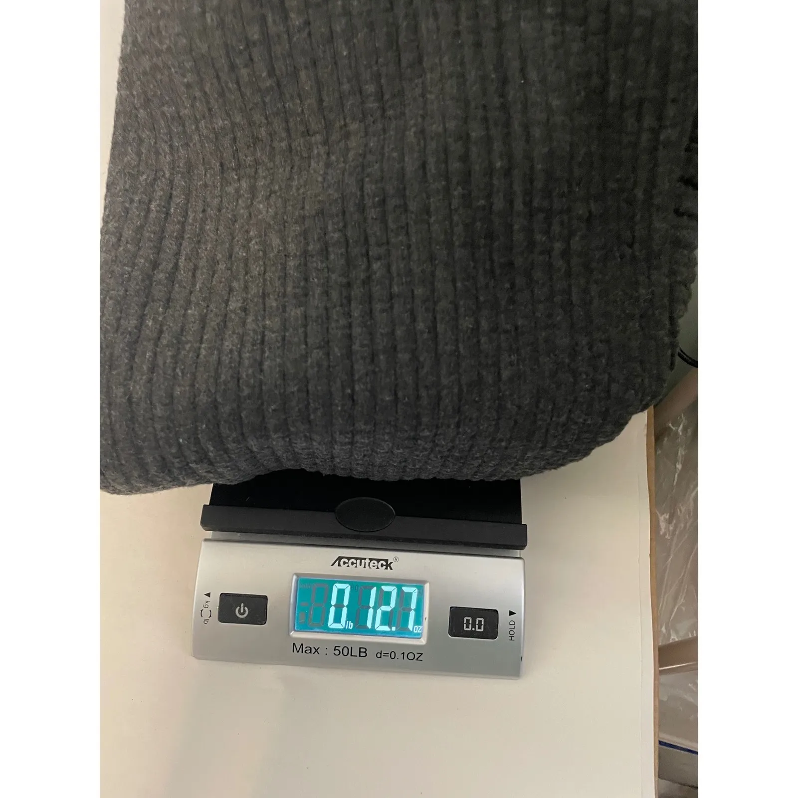 EXPRESS  Gray Quilted Pullover Top‎ XS Long Sleeve Round Neck Casual - Image 6